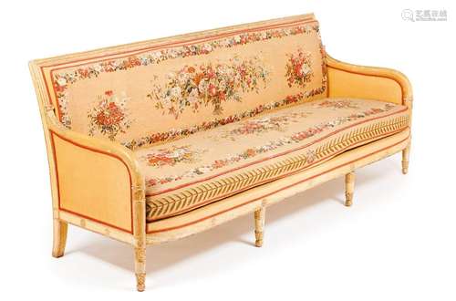 A four seat settee