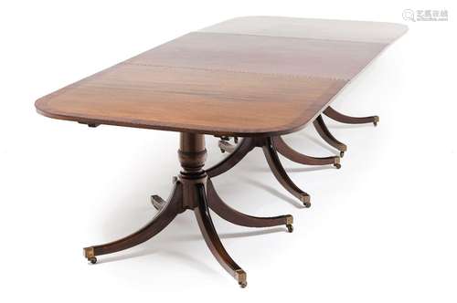 An English style dining table