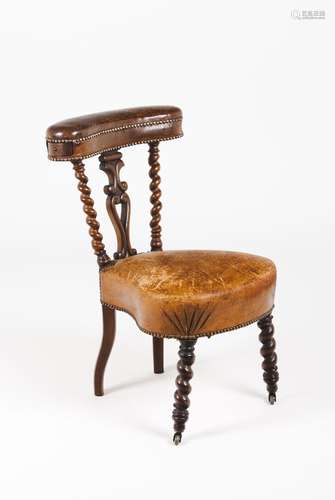 A Romantic era smoking chair