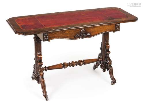 A Victorian library table