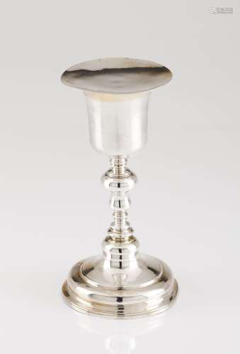 A chalice with paten