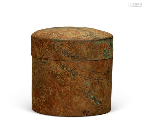 唐代 青銅蓋盒