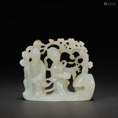 A white jade ‘Soulao’ group ,Qing dynasty