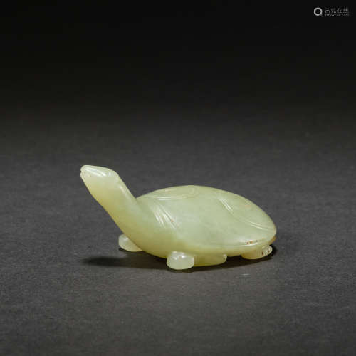 A jade tortoise carving,Warring States