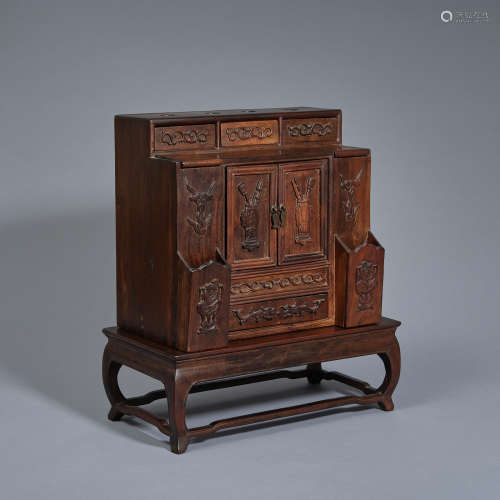 A wood box,Qing dynasty
