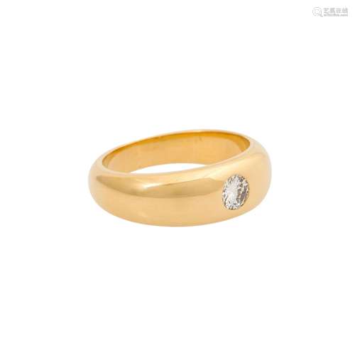 Bandring mit Brillant ca. 0,35ct.