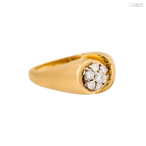 Ring mit Brillanten zus. ca. 0.44 ct, punz., ca. WEISS- LGW ...