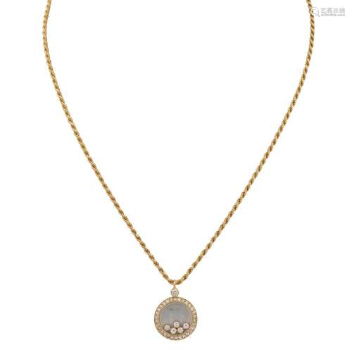 CHOPARD Collier "Happy Diamonds" 36 Diamanten von ...