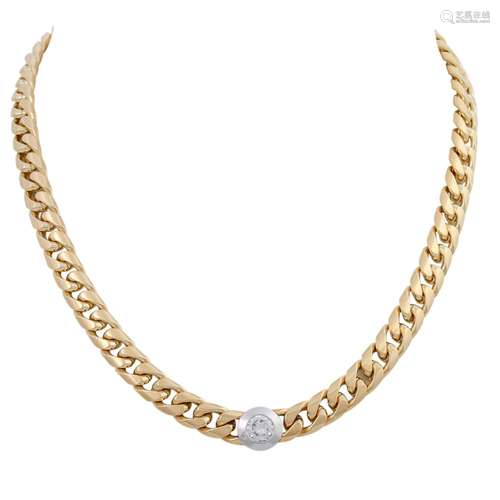 WEMPE Collier mit Solitär Brillant von 1,02 ct,