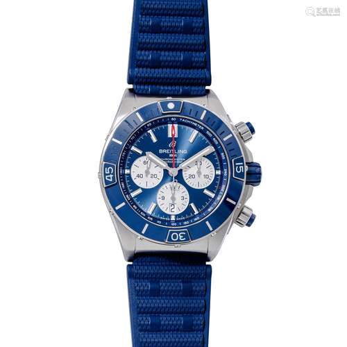 BREITLING Super Chronomat "Blau", Ref. AB0136161C1...