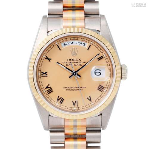 ROLEX Vintage DayDate "Tridor", Ref. 18239B. Armba...