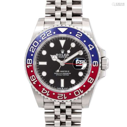 ROLEX GMT-Master II "Pepsi Jubilee", Ref. 126710BL...