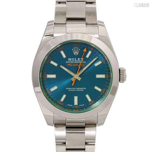 ROLEX Milgauss 'Blue', Ref. 116400GV-0002