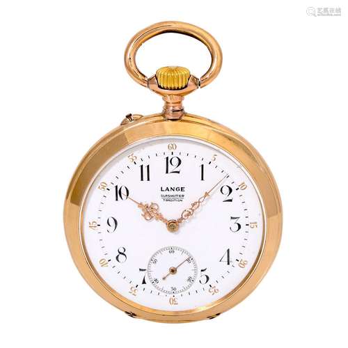 LANGE Glashütter Tradition antike Lepine Taschenuhr. Um 1900...