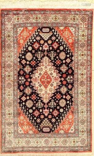 Qum silk, Persia, approx. 50 years, pure