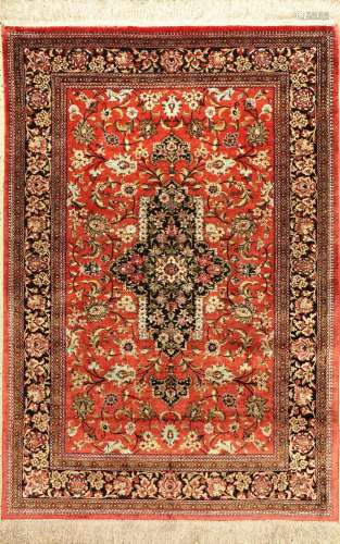 Qum silk, Persia, approx. 60 years, pure