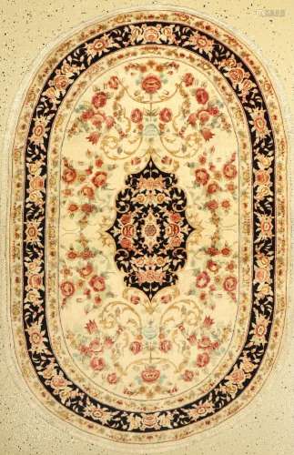 Qum silk fine, Persia, approx. 50 years,