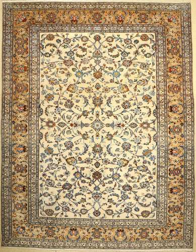 Kashan, Persia, approx. 60 years, wool on