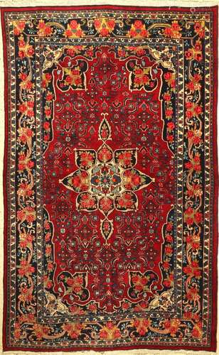 Bijar fine, Persia, around 1960, wool on