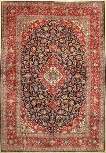 Kashan , Persia, approx. 50 years, wool o