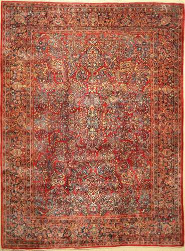 Saruk, Persia, around 1950, wool on cotto