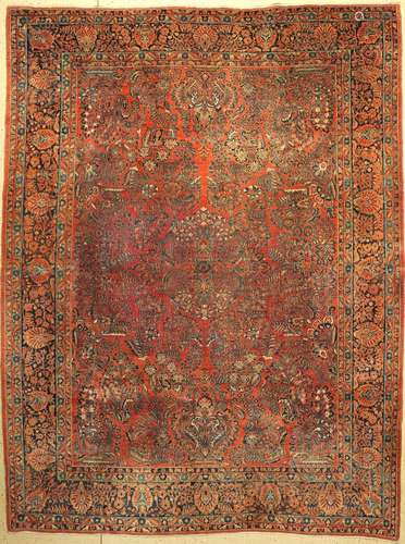 Saruk, Persia, around 1920, wool on cotto