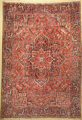 Heriz old, Persia, around 1940, wool on c