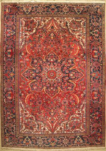 Heriz old, Persia, around 1960, wool on c