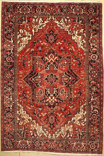 Heriz old, Persia, around 1960, wool on c