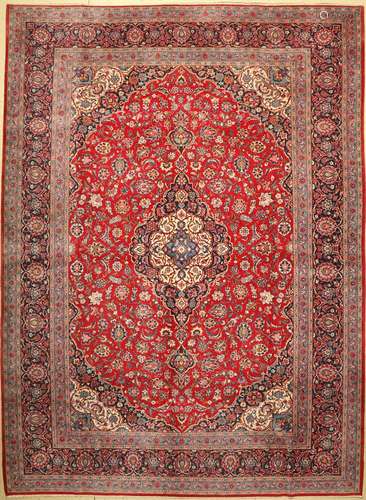 Kashan old, Persia, around 1960, wool on