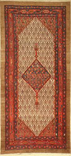 Antique Malayer, Persia, around 1900, woo