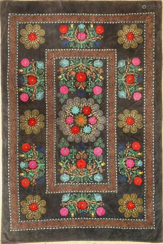 Suzani old, Uzbekistan, around 1960, wool