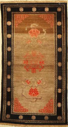 Nepal, around 1940, wool on cotton, appro