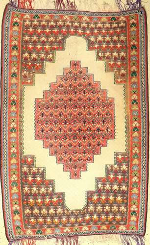 Senneh Kilim, Persia, around 1940, wool o