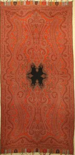 Cashmere shawl, France, around 1920, wool