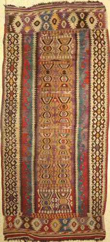 Anatolian Kilim, Turkey, around 1900, woo