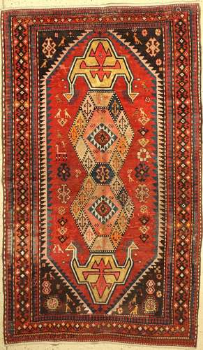 Antique Kazak, Caucasus, around 1900, woo