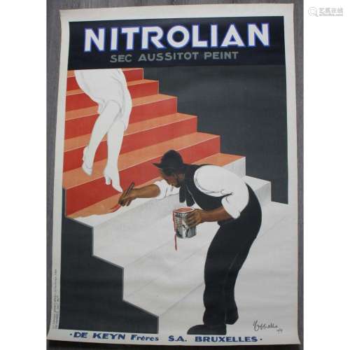 VINTAGE LITHOGRAPHIC POSTER