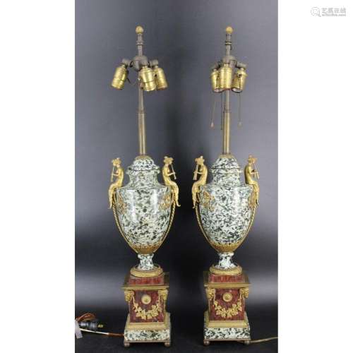 Finest of Quality Pair of Antique Bronze Mounted