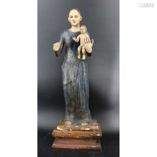 Santos Figure St. Anthony Holding Infant Jesus