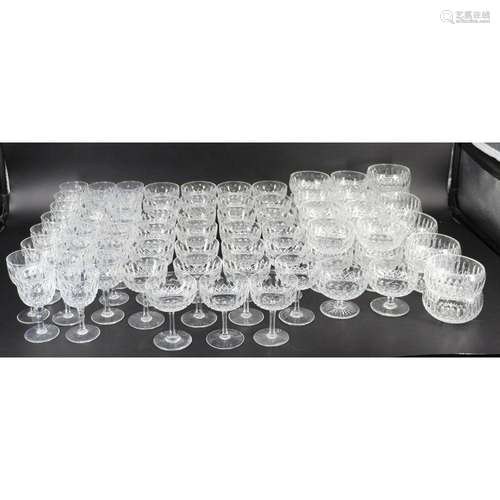 Grouping of Webb Crystal Stemware