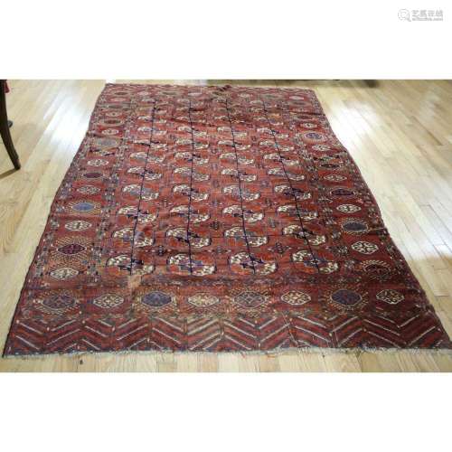 2 Antique And Finely Hand Woven Bokhara Style.