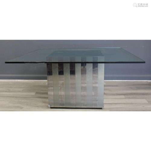 After Paul Evans Cityscape Style Cube Table.