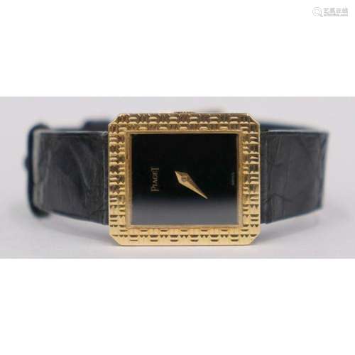 JEWELRY. Lady s Piaget 18kt Gold Mechanical Watch.