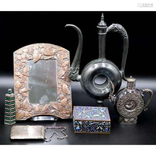 Assorted Objects d Art Grouping Inc. Sterling.