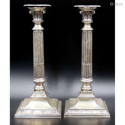 SILVER. Pair of Signed German .800 Silver