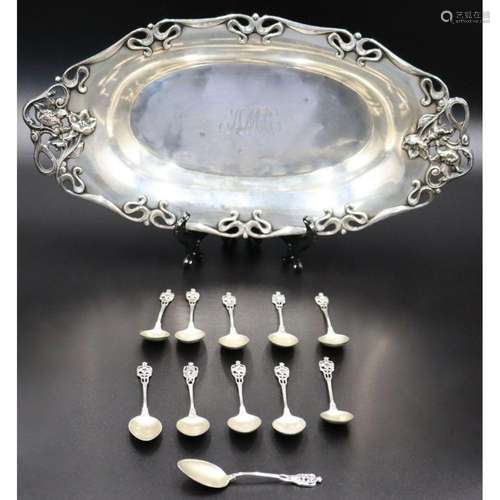 STERLING. Art Nouveau Sterling Hollowware and