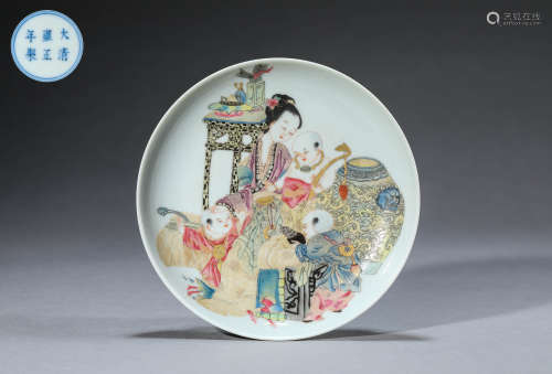 A famille-rose plate,Yongzheng,Qing dynasty