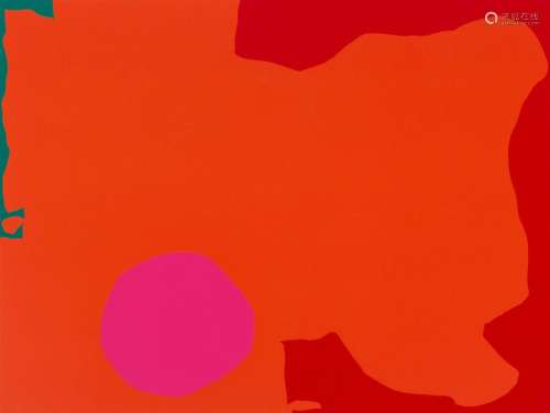 Patrick Heron (British, 1920-1999) "Magenta Disc, Red E...