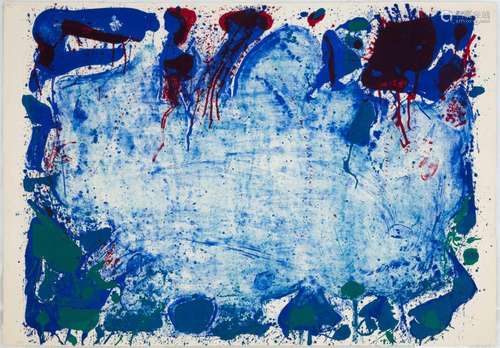 Sam Francis (American, 1923-1994) "Happy Death Stone&qu...